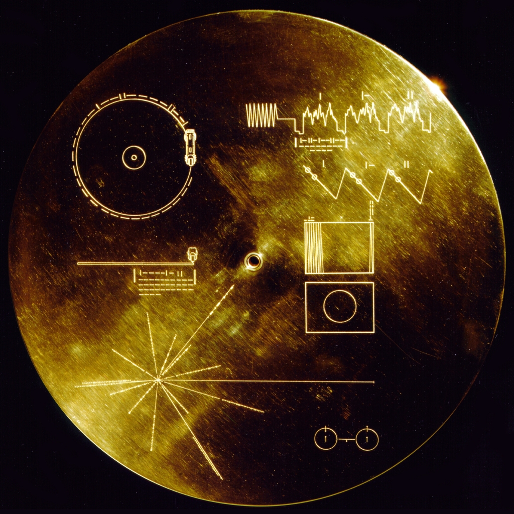 Picture of the cover for the Voyager Golden Records